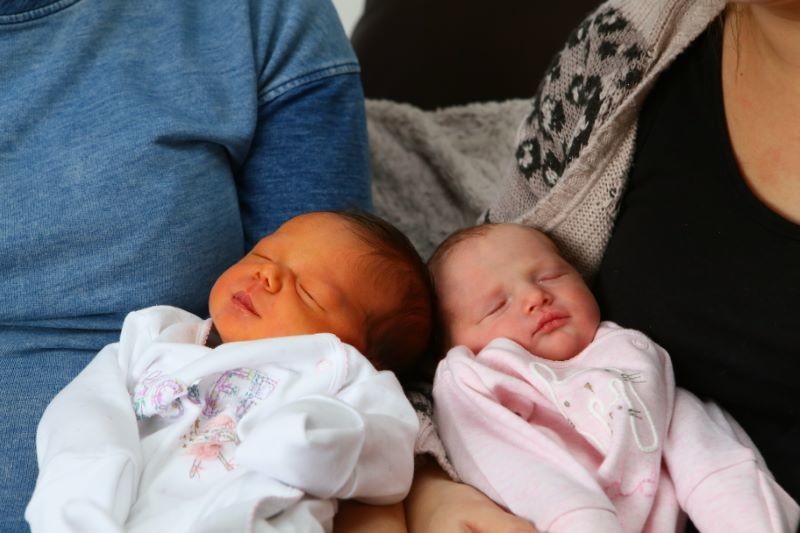 Other image for Sister act as cousins Annie and Marnie born on the same day